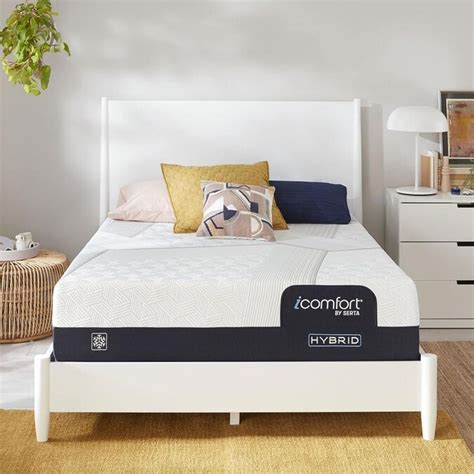 Serta iComfort 12-in King Hybrid Mattress with Boxspring Included in the Mattresses department ...