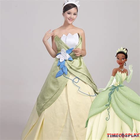 The Princess and the Frog Tiana Princess Dress Costume Party Cosplay