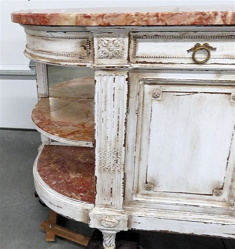 Antique Marble-Top Sideboard Attributed to Forest at 1stDibs