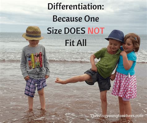 Differentiation: Because One Size DOES NOT Fit All - Inspired Together Teachers