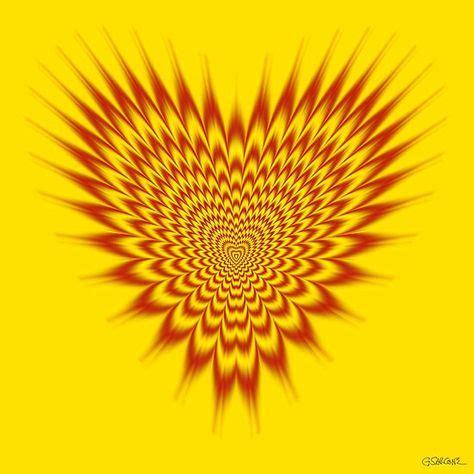 11 Optical Illusion Hearts ideas | op art, optical illusions, illusions