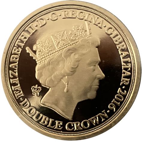 2 Crowns - Elizabeth II (90th Birthday of Queen) - Gibraltar – Numista