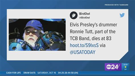 Former drummer for Elvis Presley, others dies at 83 | wgrz.com