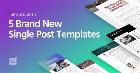 5 Useful WordPress Post Templates | Elementor.com