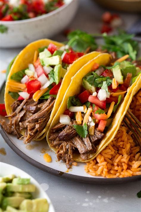 Slow Cooker Shredded Beef Tacos - Cooking Classy