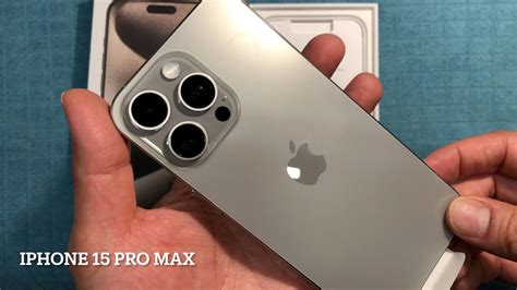 iphone 15 Pro Max Unboxing - YouTube