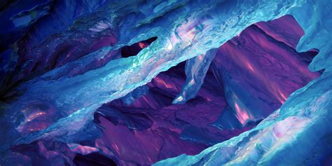 Galactic Crystal 4K wallpaper