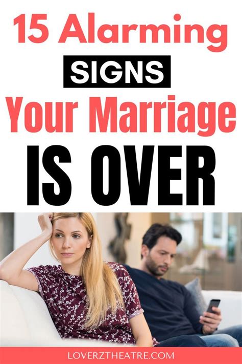 15 Alarming Signs That Your Marriage Is Over | Troubled marriage, Bad marriage, Marriage help