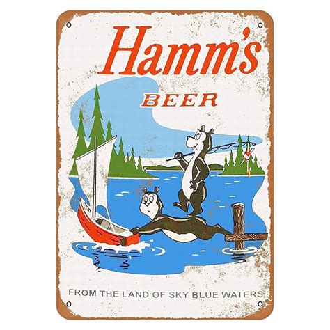 Vintage Hamm’s Metal Beer Sign | Homebrew Finds