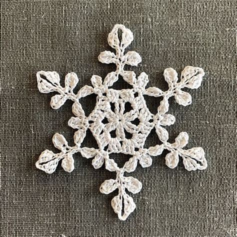 Nymphalidae Snowflake pattern by Jessica Wifall | Crochet snowflake pattern, Crochet snowflakes ...