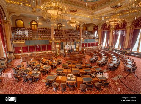 Senate chamber in the Iowa State Capitol. Des Moines, Iowa Stock Photo - Alamy