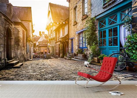 Old town in Europe Wall Mural Wallpaper | Canvas Art Rocks