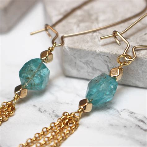 Aquamarine March Birthstone Earrings By Jamie London ...