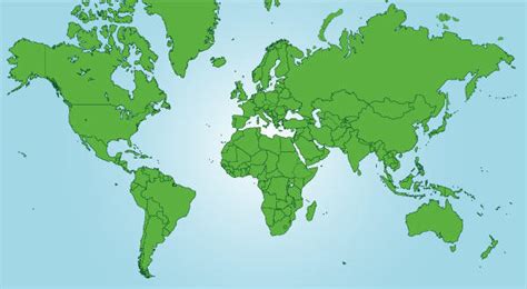 World Map Vector Free Download