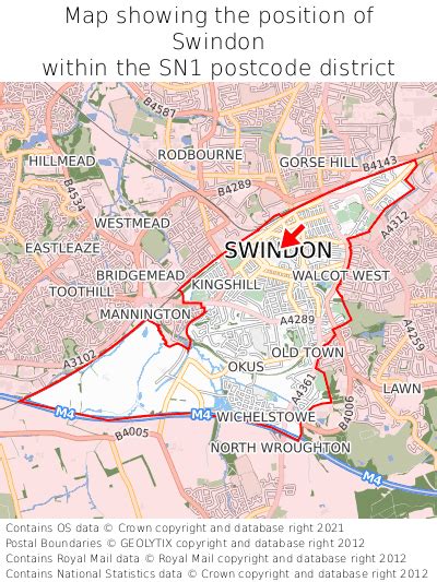 Where is Swindon? Swindon on a map