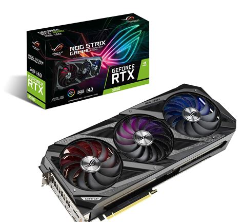 Buy ASUS ROG STRIX NVIDIA GeForce RTX 3090 Gaming Graphics Card- PCIe 4 ...