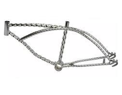 20" Twisted Lowrider Frame Chrome. Bike frame, bicycle