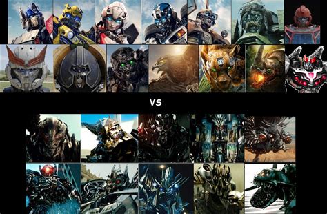 ROTB Autobots vs Bayverse Decepticons by Dmhead on DeviantArt