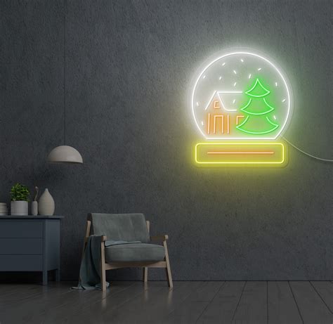 Xmas Snow Globe LED Neon Sign - Christmas Lights – The Neon Factory