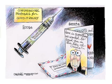 Political Cartoon U.S. Mitch McConnell stimulus card | The Week