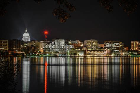 Madison at Night Photograph by Joshua Banks | Fine Art America