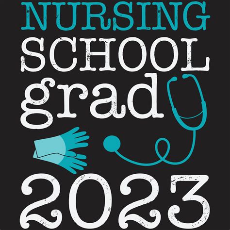 NURSING school grad 2023 8964966 Vector Art at Vecteezy