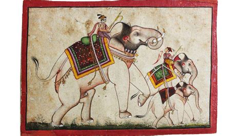 A miniature painting from Kota reveals the artists' love for Elephants