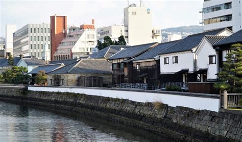 Dejima, Nagasaki (former Dutch trading post) - Tourist in Japan