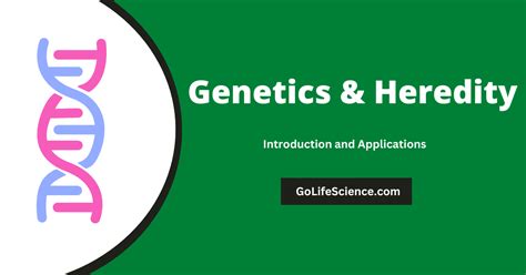 Heredity: Introduction to genetics (Student Notes)