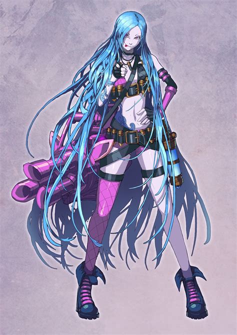 Jinx with her hair out of braids | Lol league of legends, Jinx league of legends, League of legends