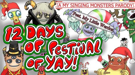 12 Days Of Festival Of Yay (Feat. My Little Werdos)(12 Days of Christmas Parody) - MSM Composer ...