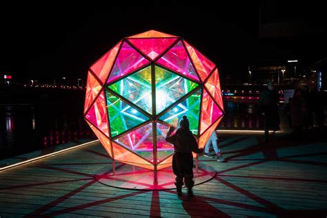 Dichroic Sphere | Copenhagen Light Festival February 2021. I… | Flickr