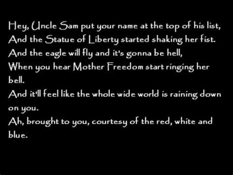 Toby Keith- Courtesy of the Red, White, And Blue Lyrics - YouTube