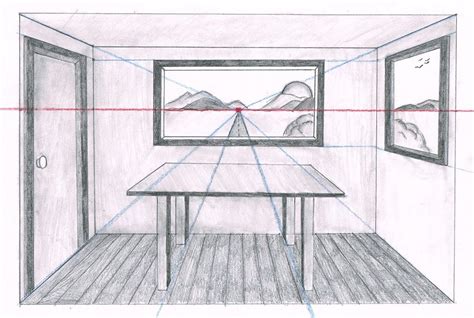 Pin van Linda Linebaugh op Drawing | Eenpuntsperspectief, Lijnperspectief, Kamer tekenen