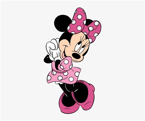 Minnie Mouse Clip Art - Pink Minnie Mouse Clipart Transparent PNG - 350x621 - Free Download on ...