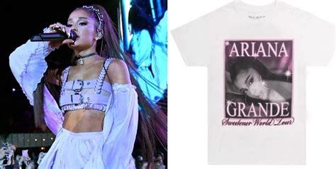 Ariana Grande adds new Sweetener tour fashion merchandise