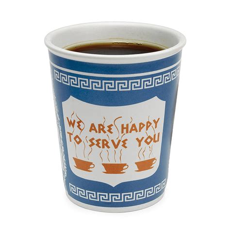 Ceramic Greek Coffee Cup | We Are Happy To Serve You, Diner Mug | UncommonGoods