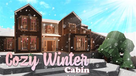 Bloxburg winter cabin