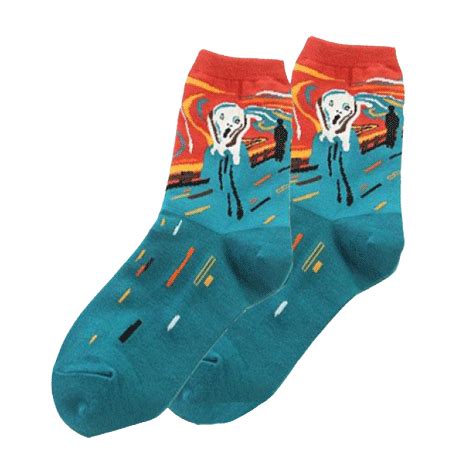 itGirl Shop - Aesthetic Clothing -Munk Scream Socks