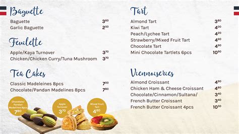 Store Menu – Delifrance Singapore