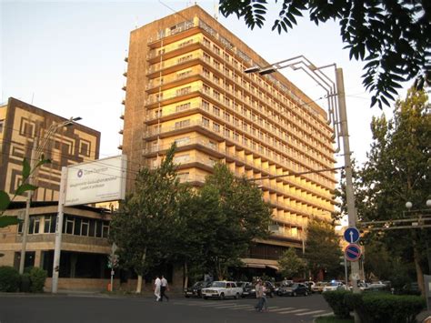 Reconstruction project, changing the main facade of Ani Plaza Hotel in Yerevan Armenia - Architizer