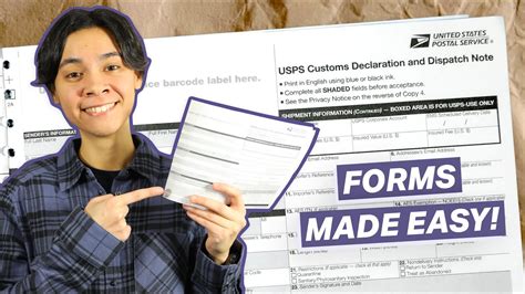 Usps Customs Form Fillable - Printable Forms Free Online