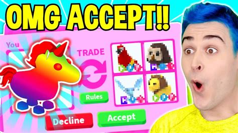 Trading My MEGA *EVIL UNICORN* In Adopt Me!! Roblox Adopt Me Trading Proofs (GRANDMA FLEX BATTLE ...