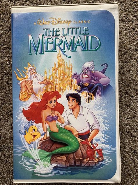 Rare The Little Mermaid (VHS,1990) Disney Black Diamond Classics ...