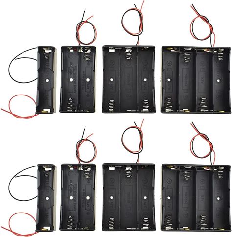 Amazon.com: Hahiyo 18650 Battery Holder Bundle Series with Wire Sturdy Clapm Flexible Springs ...