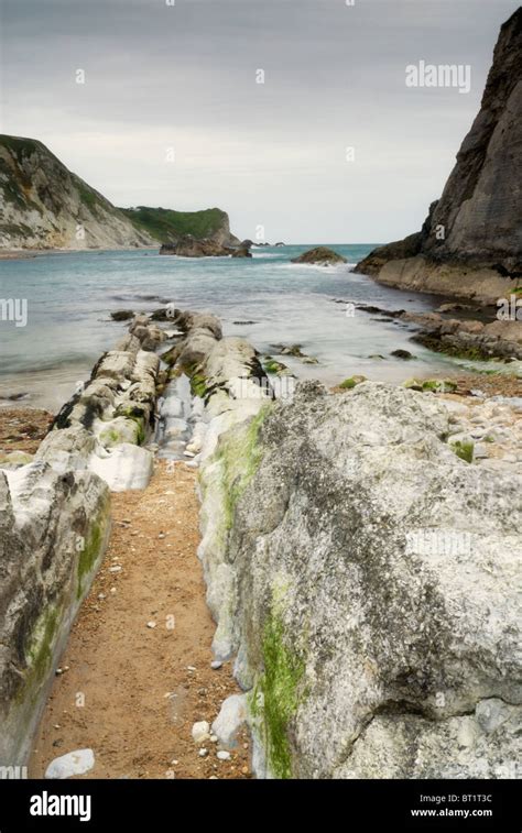 Man o war Cove, Dorset Stock Photo - Alamy