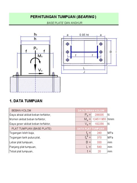 Base Plate Design | PDF