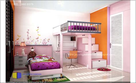 Kamar Tidur Minimalis Anak Perempuan | Kamar tidur anak perempuan, Kamar mandi anak perempuan ...