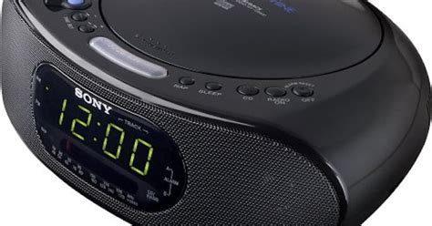 Shop Sony ICF CD 837 AM FM Stereo Clock Radio With CD Player Black & Discover Community Reviews ...