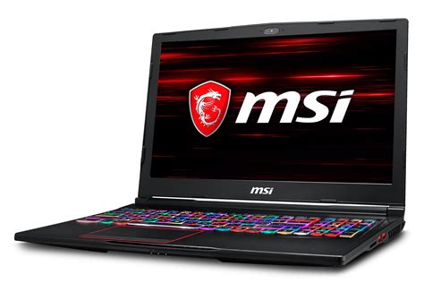 MSI 15.6" GE63 Raider RGB-882 Gaming Laptop with Intel Core i7-9750H Processor, NVIDIA GeForce ...